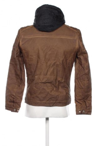 Herren Lederjacke Springfield, Größe S, Farbe Beige, Preis 16,49 €