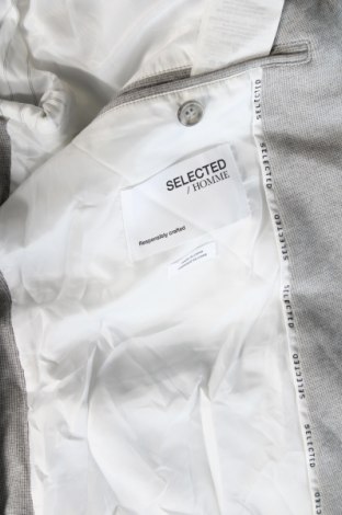 Herren Sakko Selected Homme, Größe L, Farbe Grau, Preis € 12,99