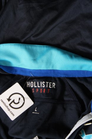 Męska bluza sportowa Hollister, Rozmiar L, Kolor Niebieski, Cena 66,99 zł