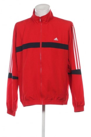 Herrenjacke Adidas, Größe XXL, Farbe Rot, Preis 28,99 €