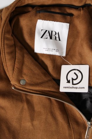 Мъжко яке Zara, Размер S, Цвят Кафяв, Цена 26,99 лв.