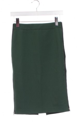 Fustă Zara, Mărime XS, Culoare Verde, Preț 72,99 Lei