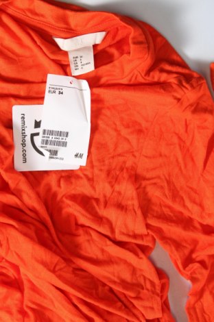 Kleid H&M, Größe XS, Farbe Orange, Preis 13,49 €