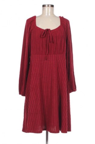 Kleid SHEIN, Größe 3XL, Farbe Rot, Preis 18,99 €