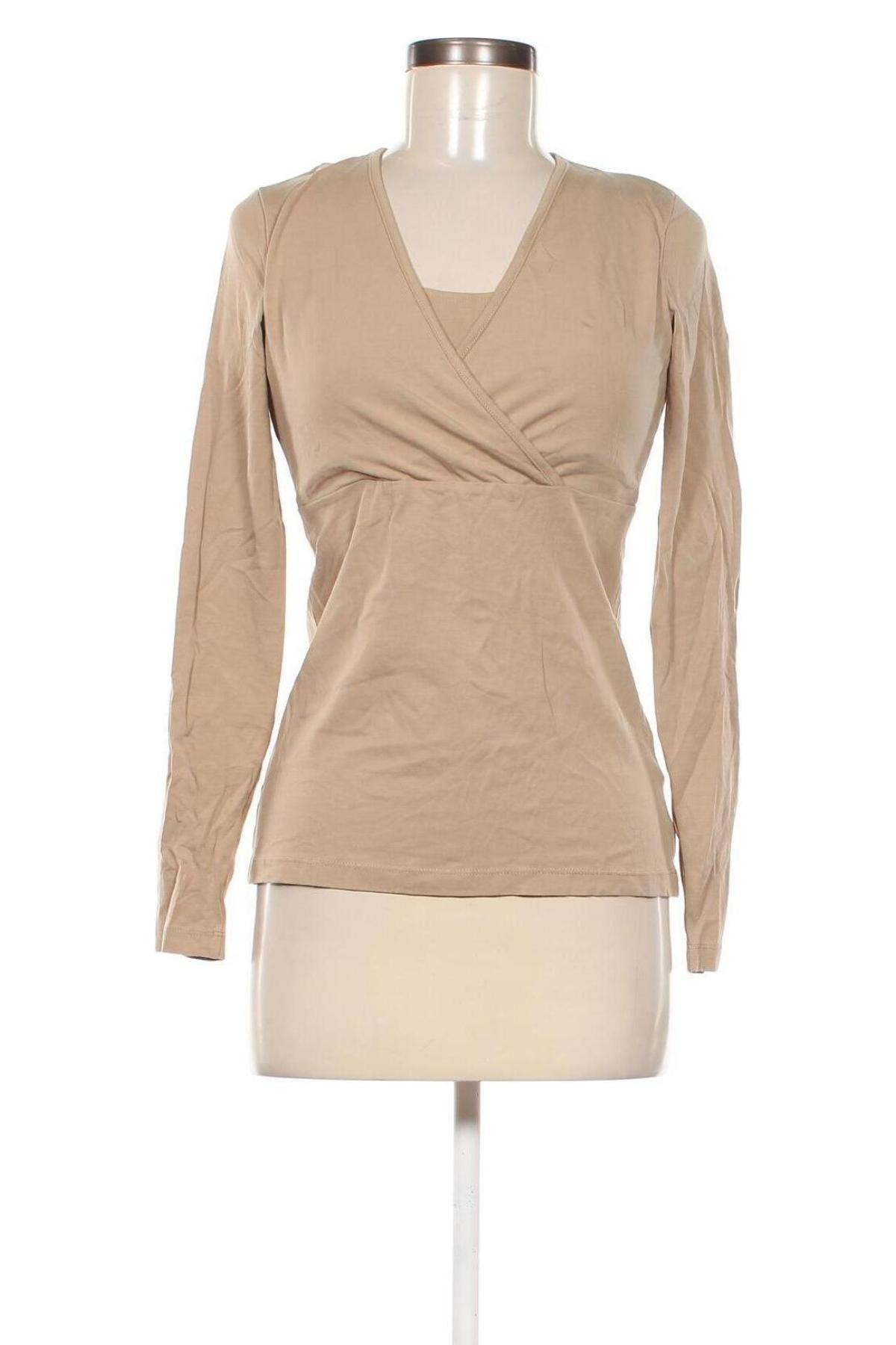 Shirt für Schwangere H&M Mama, Größe S, Farbe Beige, Preis 13,49 €