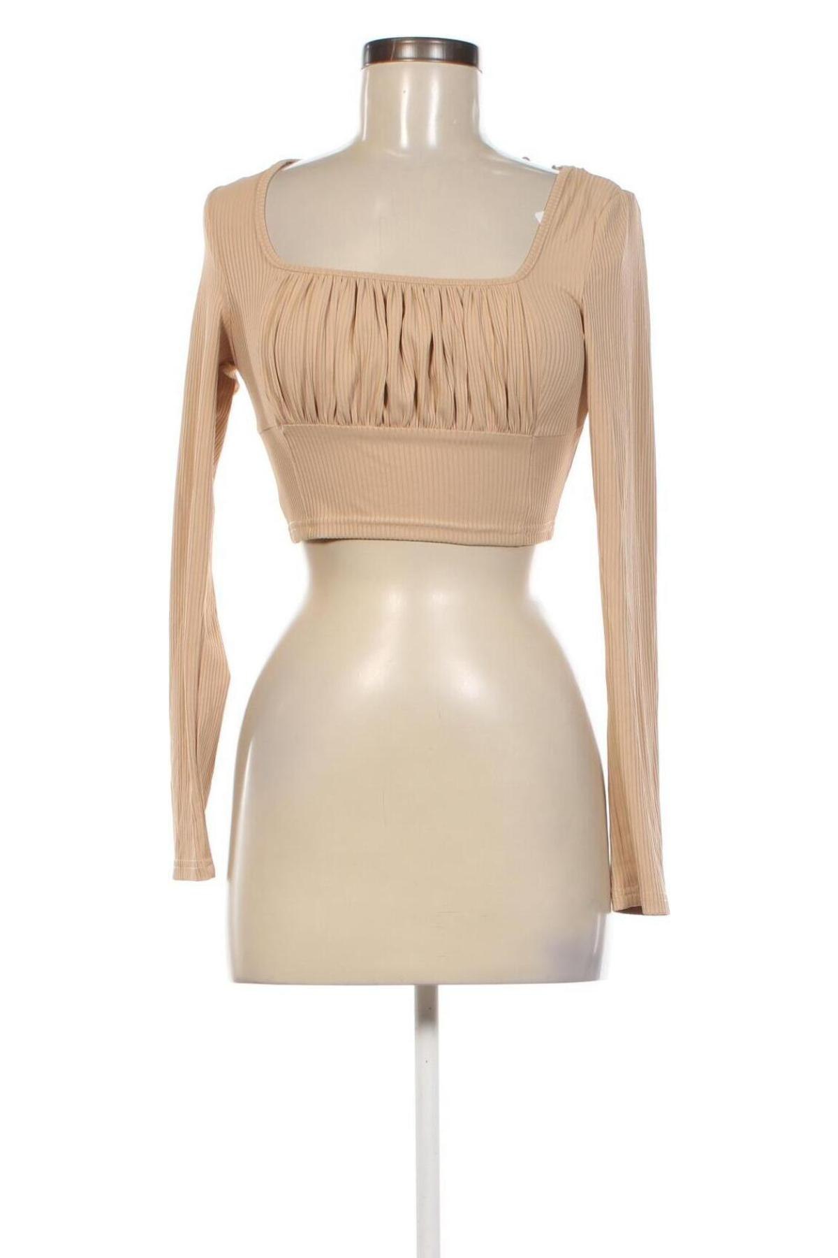 Damen Shirt, Größe M, Farbe Beige, Preis 13,49 €