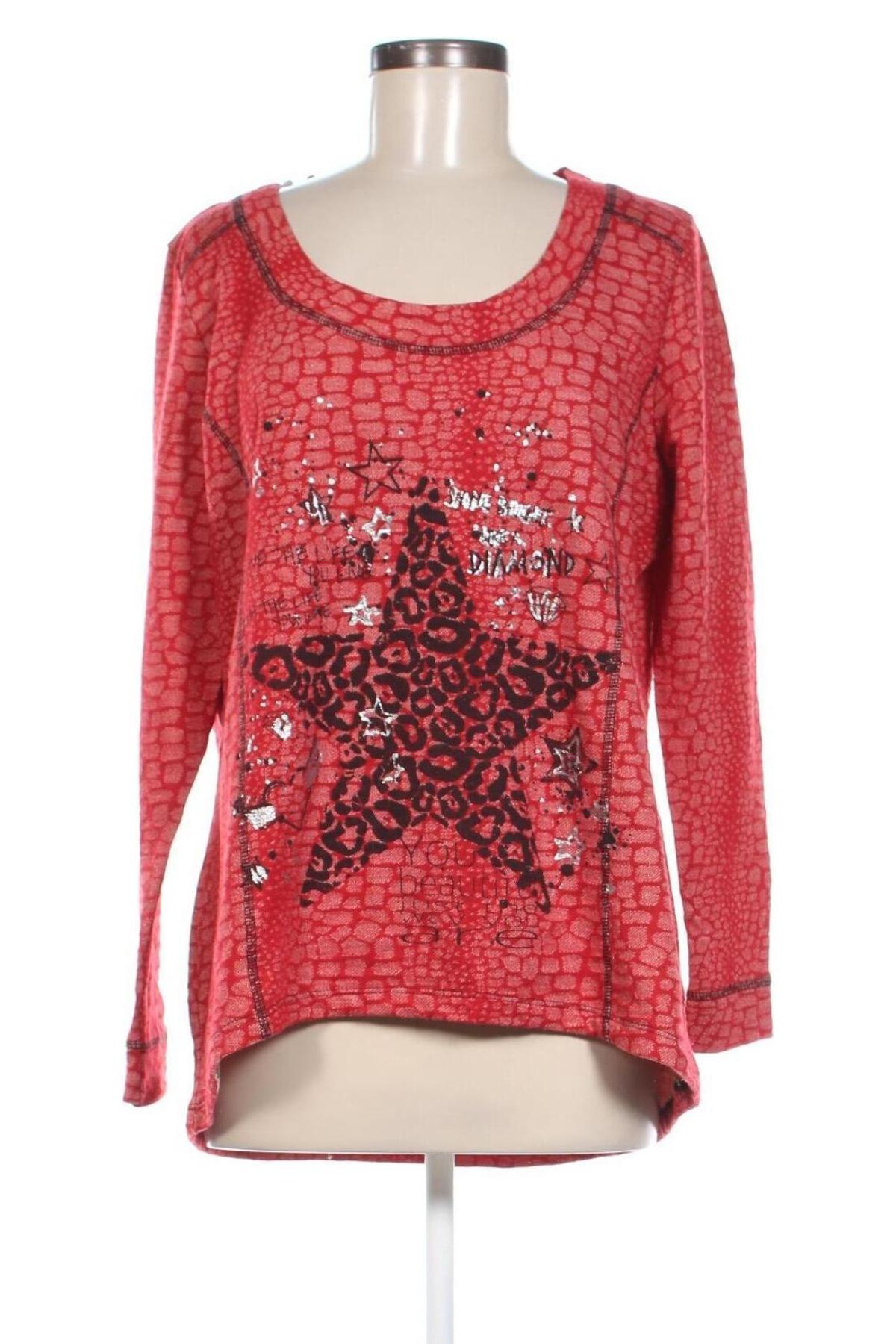 Damen Shirt, Größe L, Farbe Rot, Preis 4,99 €