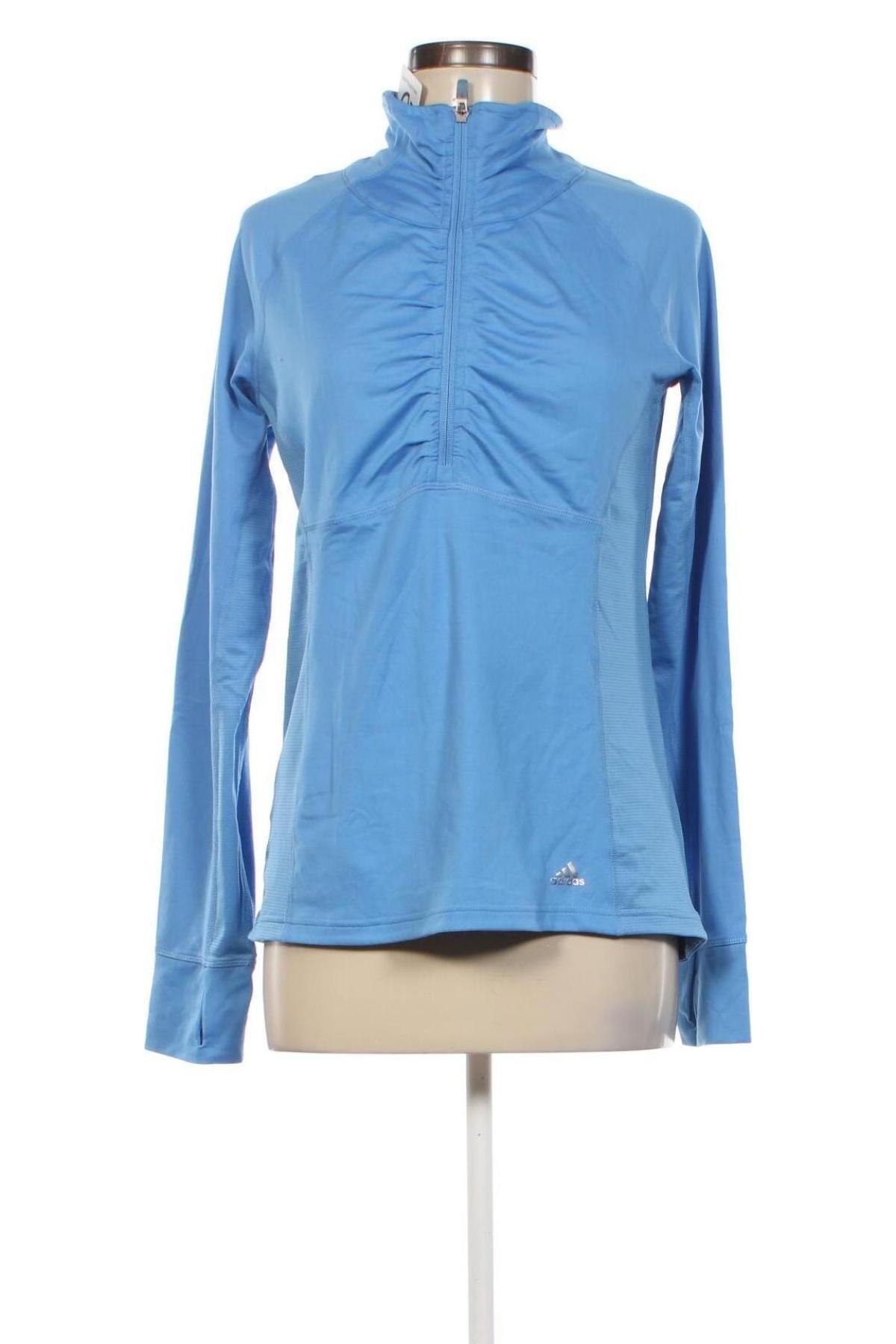 Damen Shirt Adidas, Größe M, Farbe Blau, Preis 21,99 €