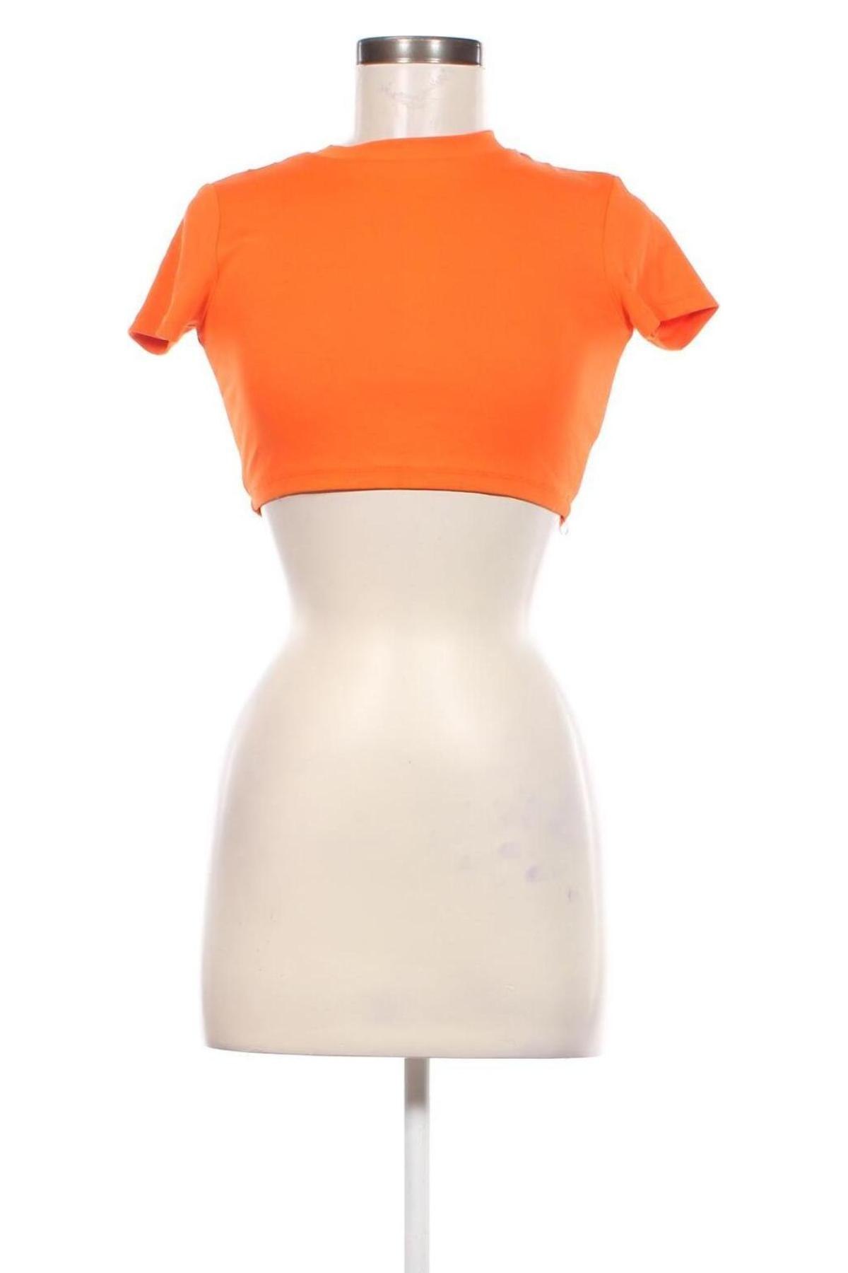 Damen Shirt Bershka, Größe S, Farbe Orange, Preis € 5,99