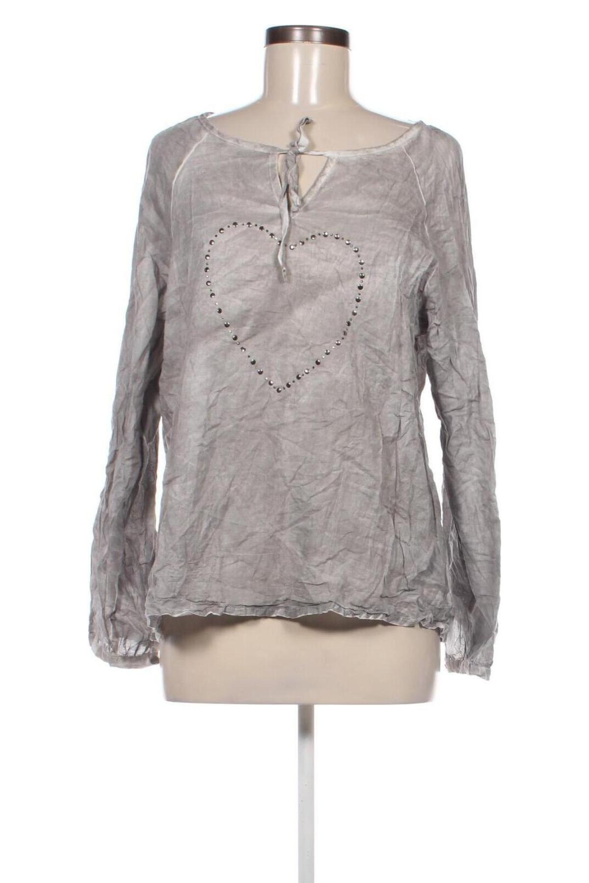 Damen Shirt Cha Cha, Größe L, Farbe Grau, Preis 4,99 €