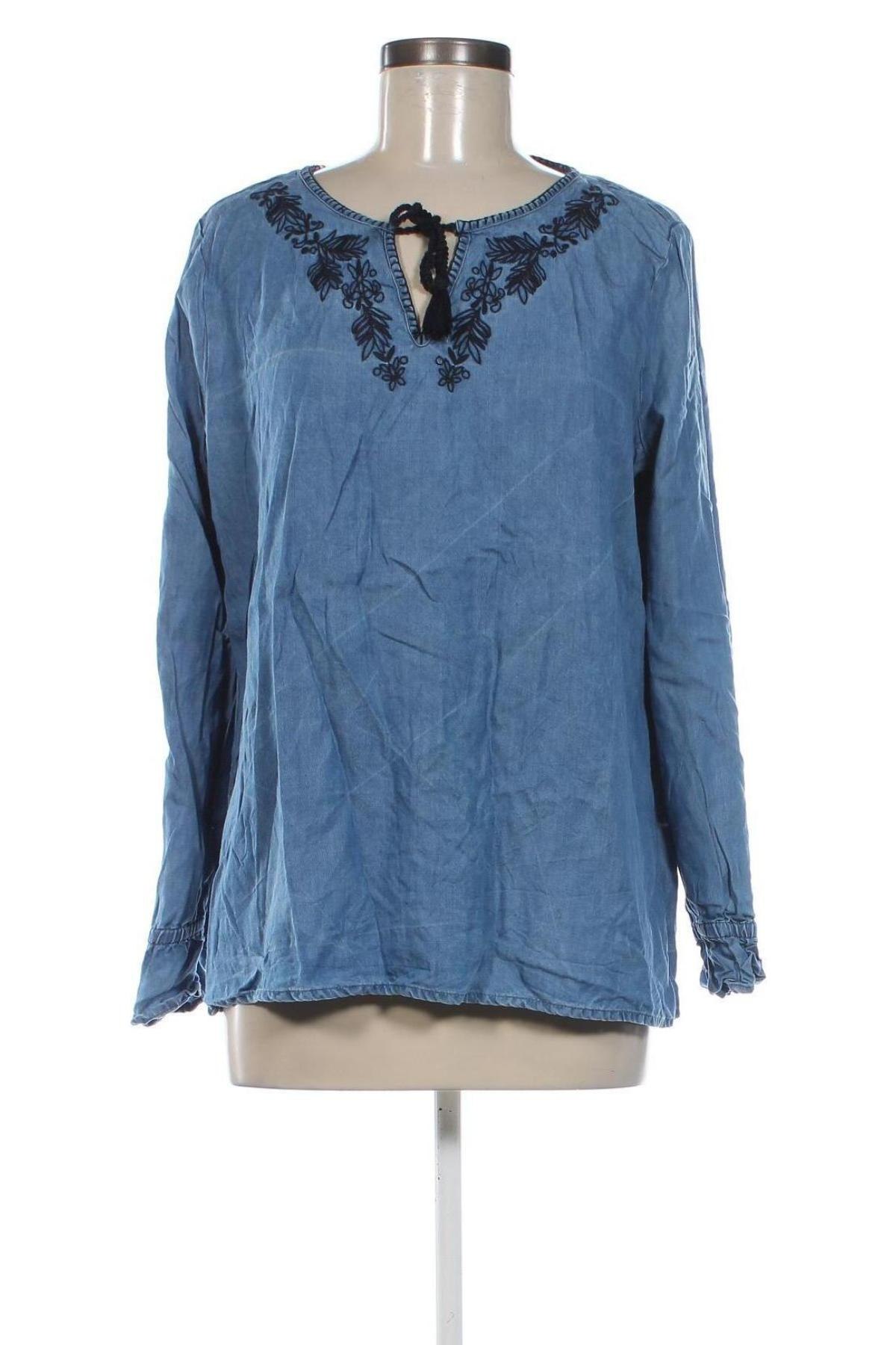 Damen Shirt Comma,, Größe L, Farbe Blau, Preis € 15,99