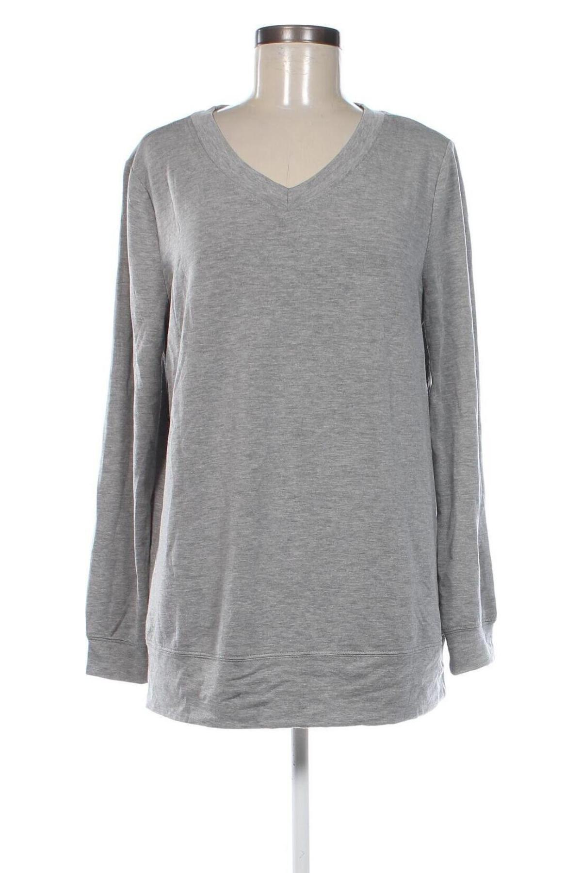 Damen Shirt Denim&Co., Größe L, Farbe Grau, Preis 6,99 €