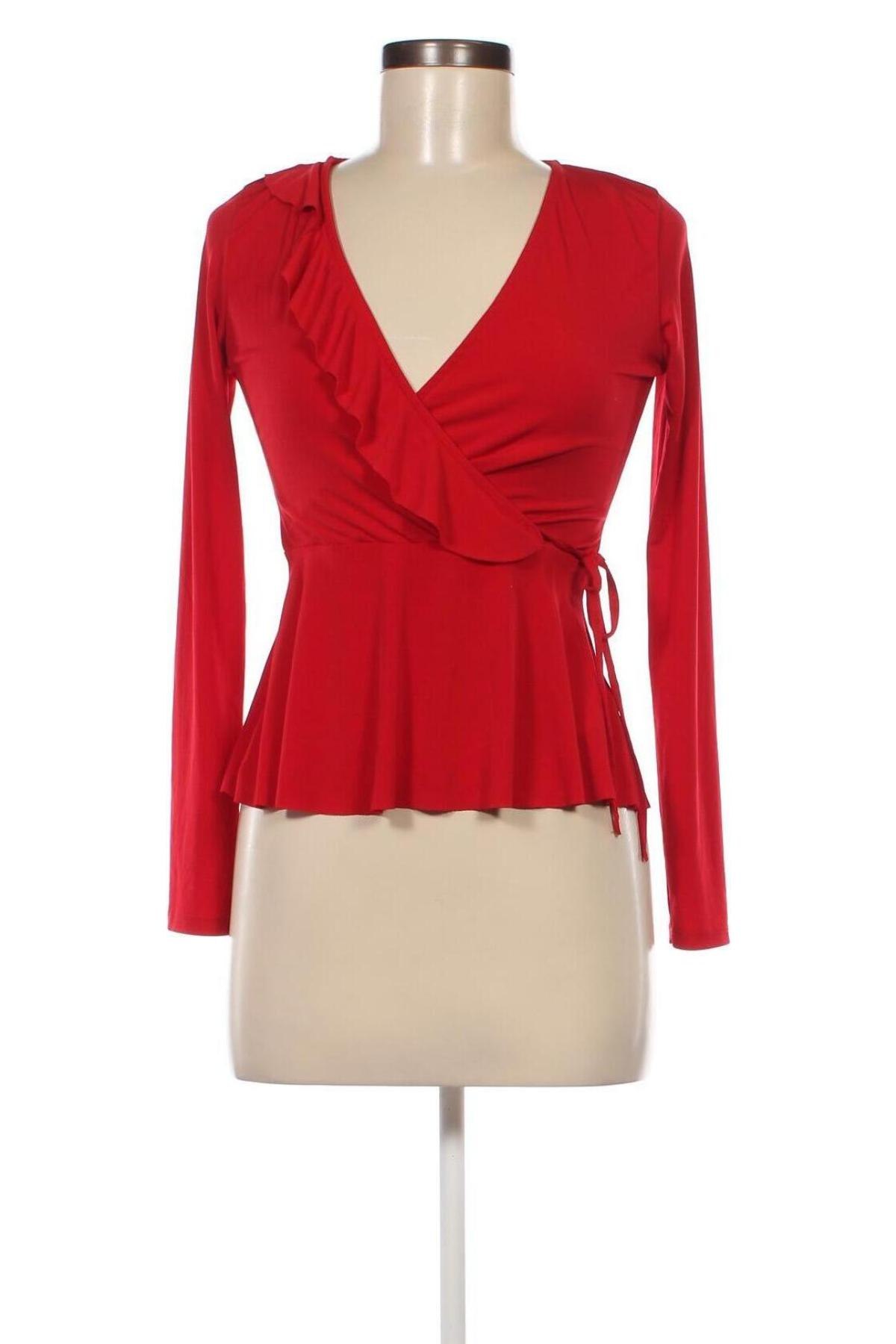 Damen Shirt Gina Tricot, Größe XS, Farbe Rot, Preis € 4,99