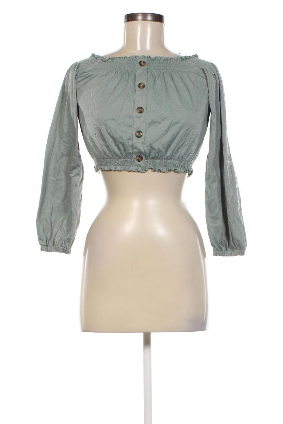 Bluză de femei H&M Divided, Mărime XS, Culoare Verde, Preț 20,99 Lei