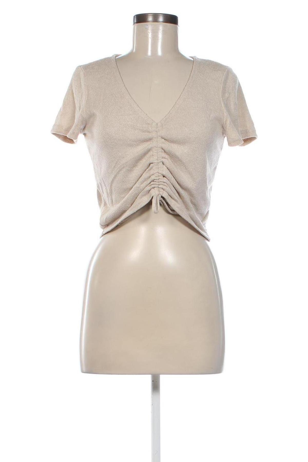 Damen Shirt H&M Divided, Größe S, Farbe Beige, Preis 6,49 €