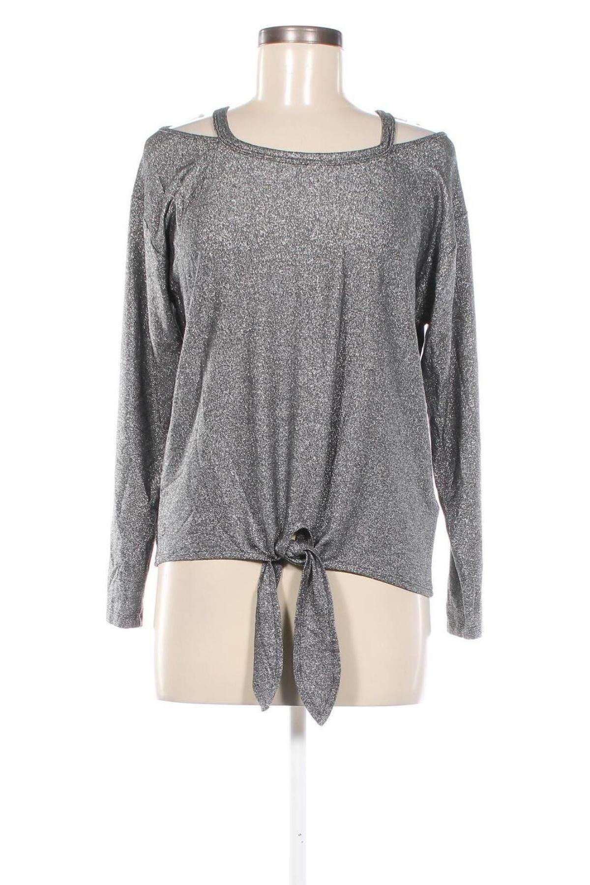 Damen Shirt Herrlicher, Größe M, Farbe Silber, Preis € 15,99