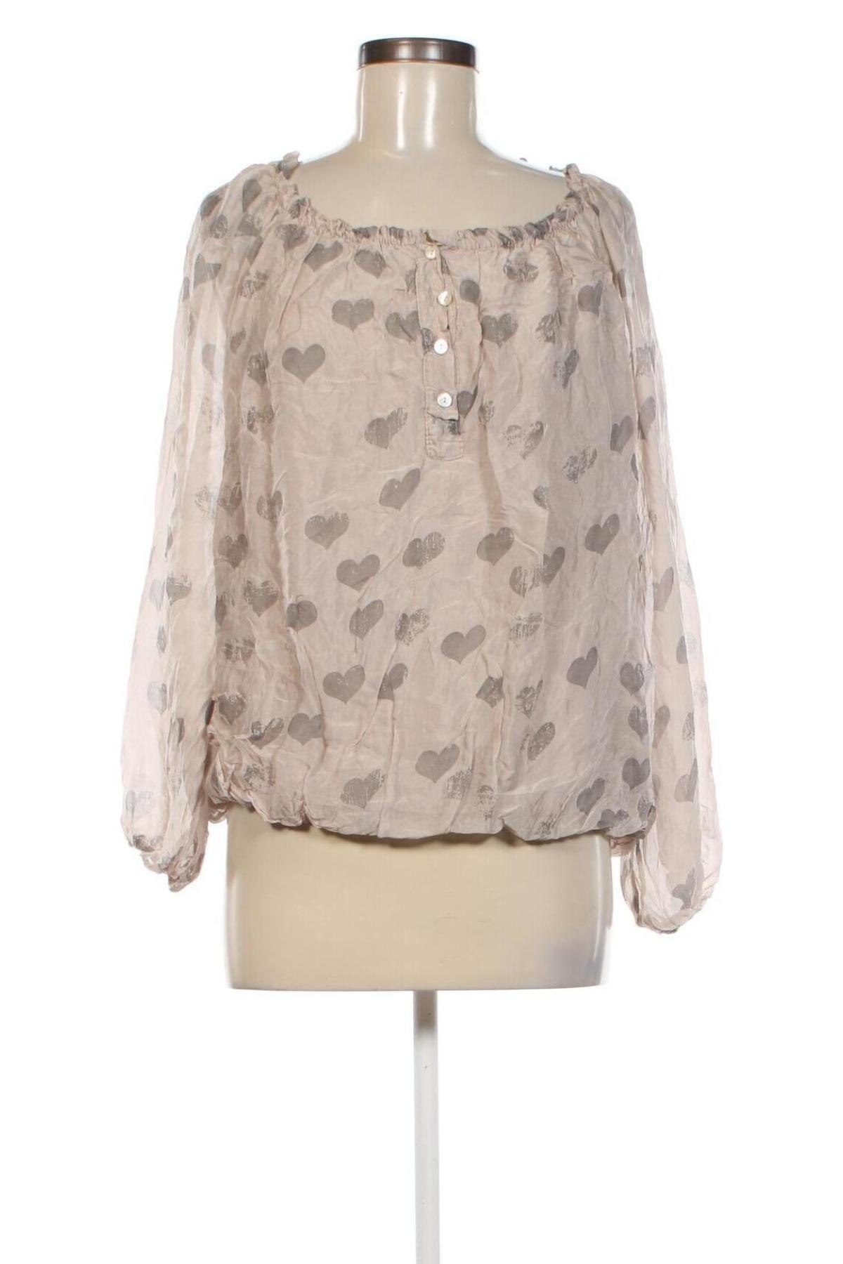 Damen Shirt Made In Italy, Größe M, Farbe Beige, Preis 4,49 €