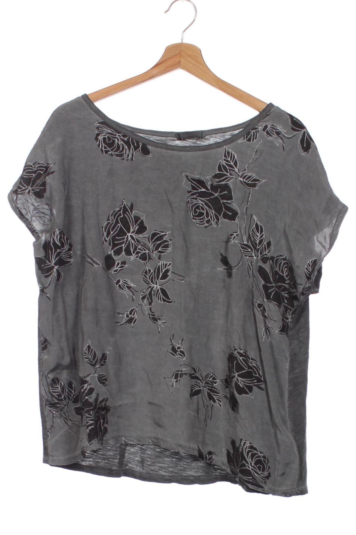 Damen Shirt Made In Italy, Größe L, Farbe Grau, Preis € 10,00