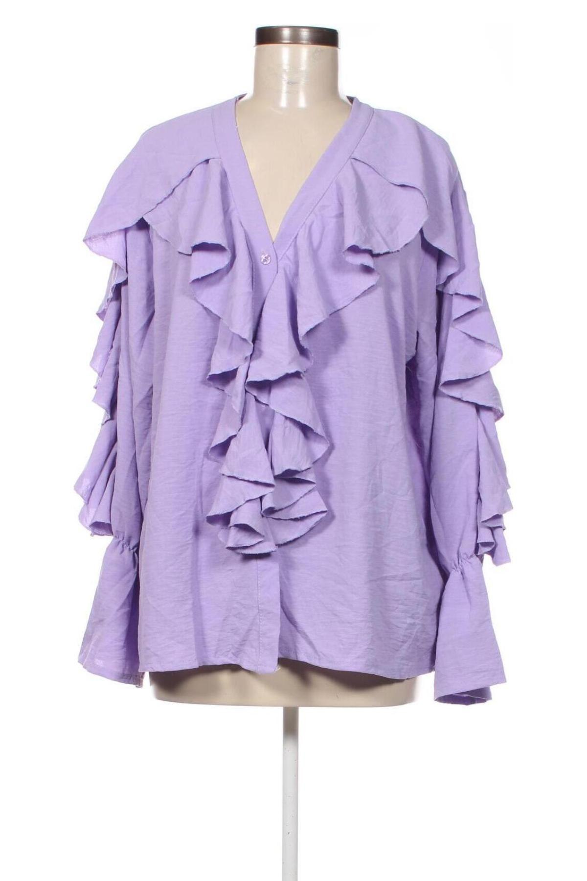 Damen Shirt Made In Italy, Farbe Lila, Preis € 5,99