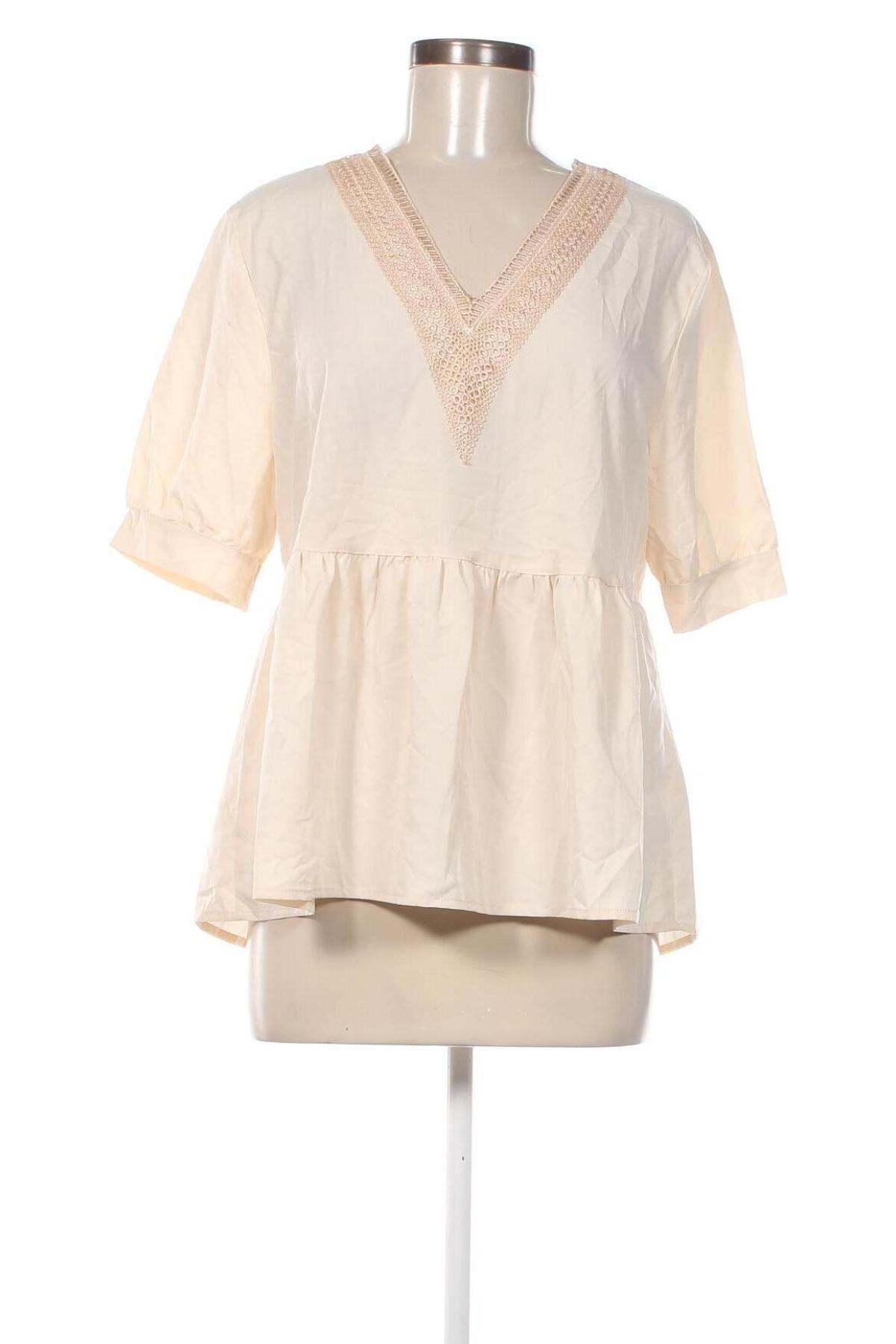 Damen Shirt SHEIN, Größe L, Farbe Beige, Preis 8,49 €