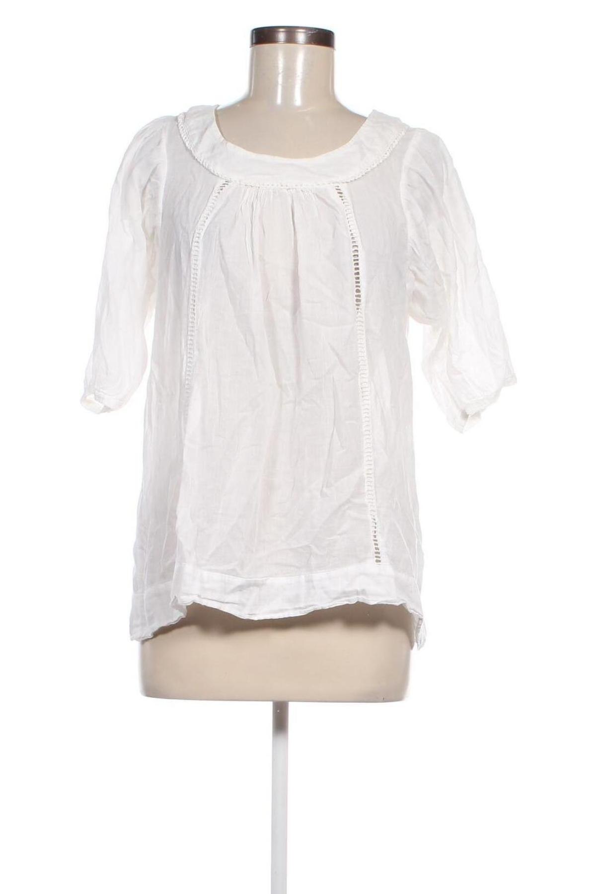 Damen Shirt Saint Tropez, Größe M, Farbe Weiß, Preis 28,41 €