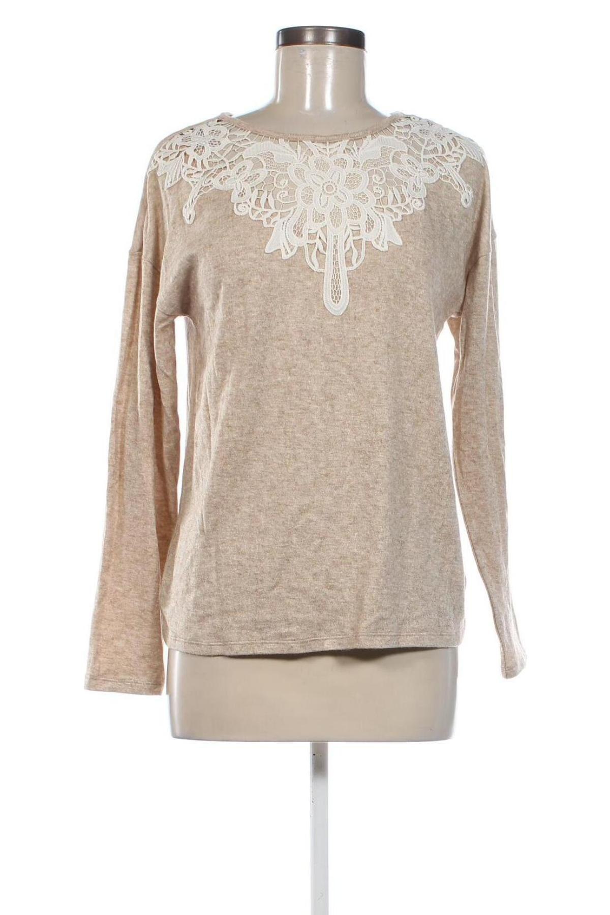 Damen Shirt Springfield, Größe M, Farbe Beige, Preis € 7,99