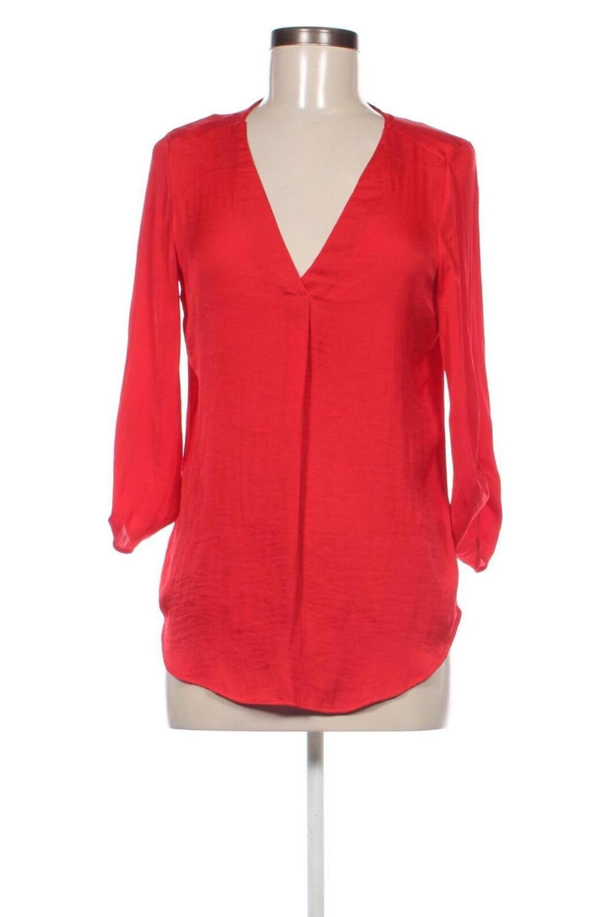 Damen Shirt Stradivarius, Größe S, Farbe Rot, Preis € 13,49