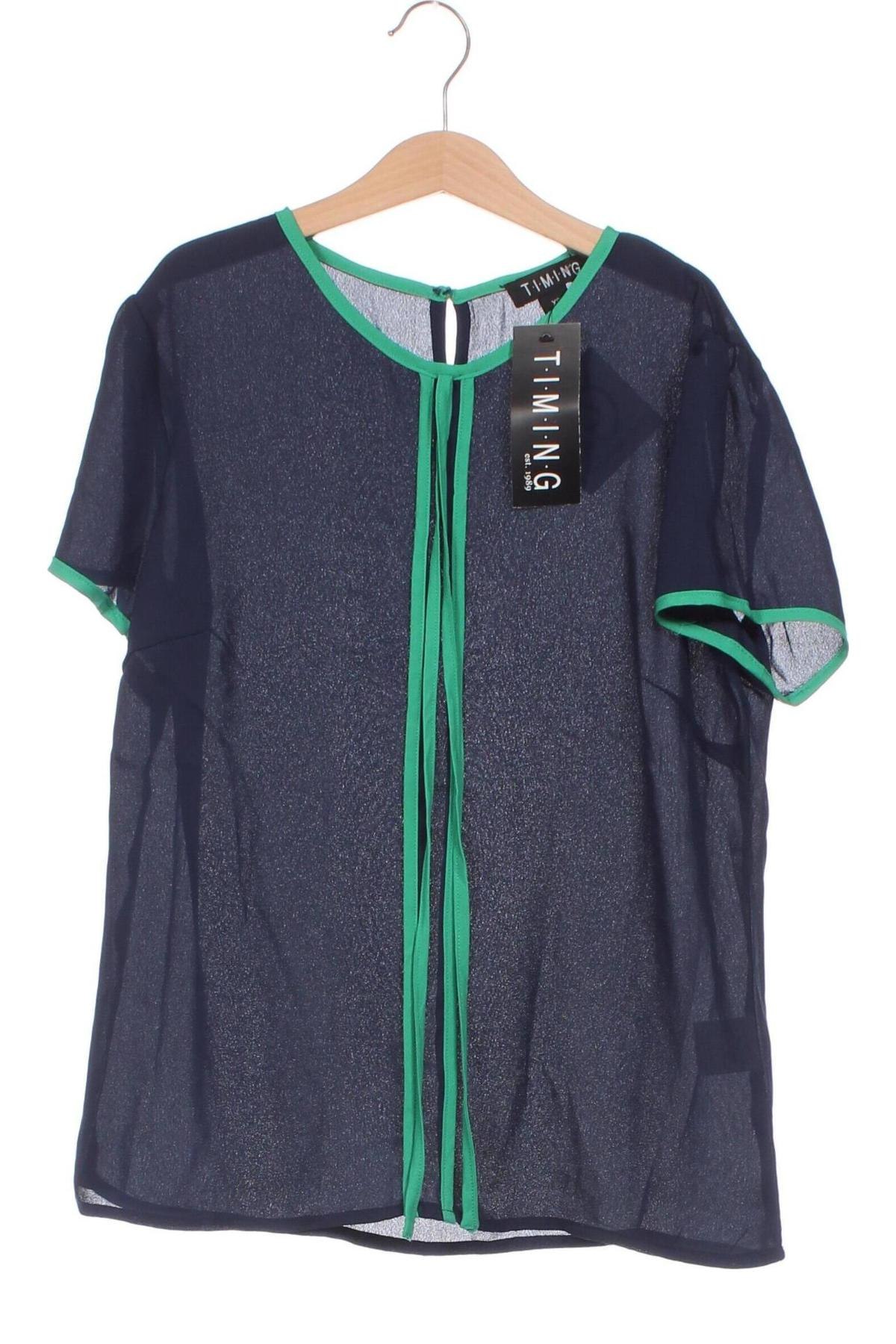 Damen Shirt Timing, Größe XS, Farbe Blau, Preis 6,99 €