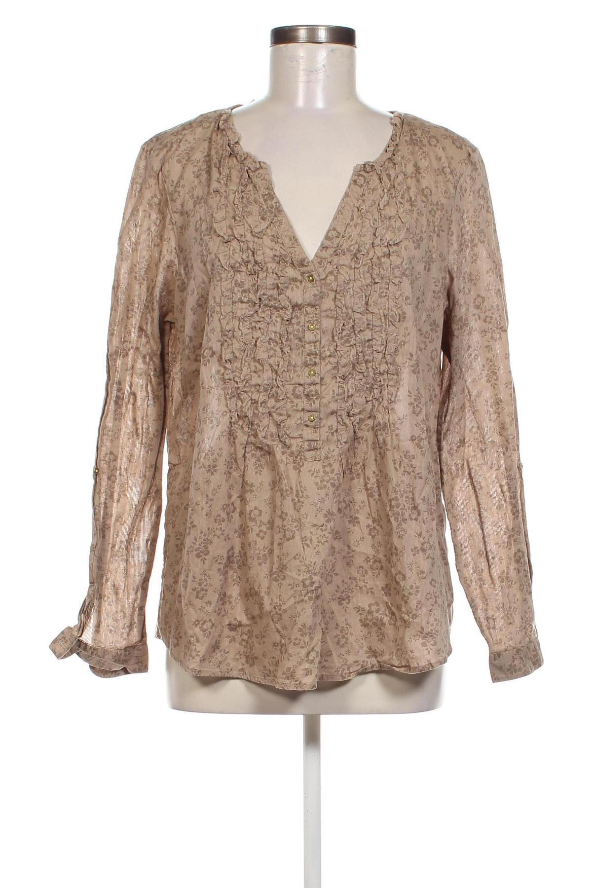 Damen Shirt Yessica, Größe XL, Farbe Beige, Preis 5,99 €