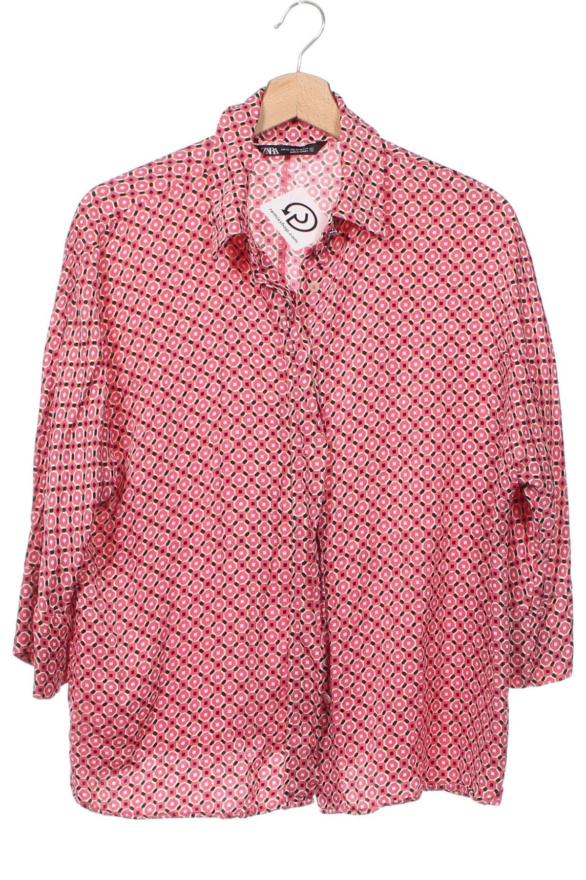 Damen Shirt Zara, Größe XS, Farbe Mehrfarbig, Preis 13,84 €