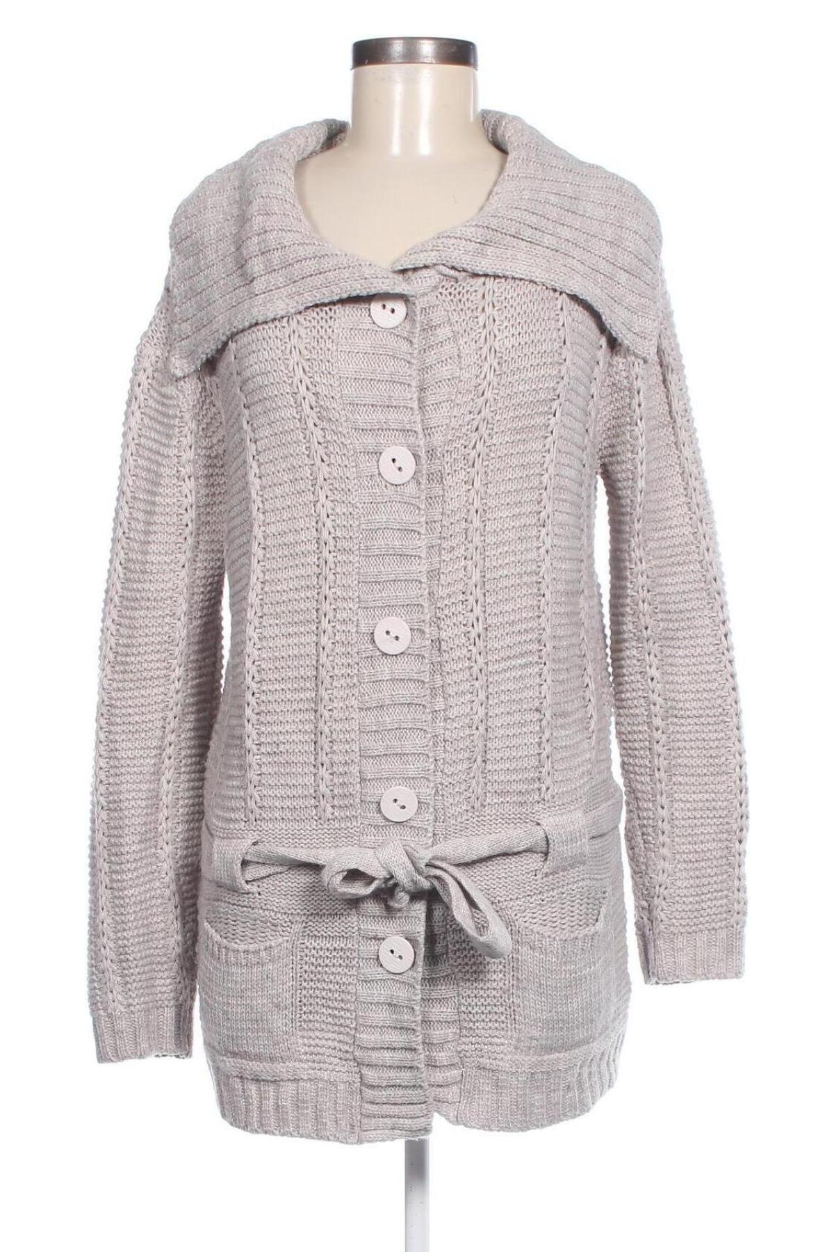 Damen Strickjacke, Größe M, Farbe Grau, Preis € 11,49