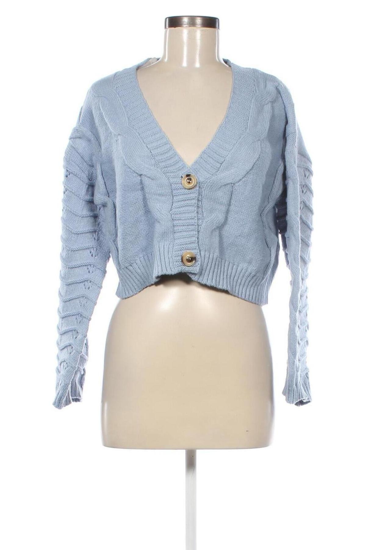 Damen Strickjacke, Größe M, Farbe Blau, Preis € 20,49