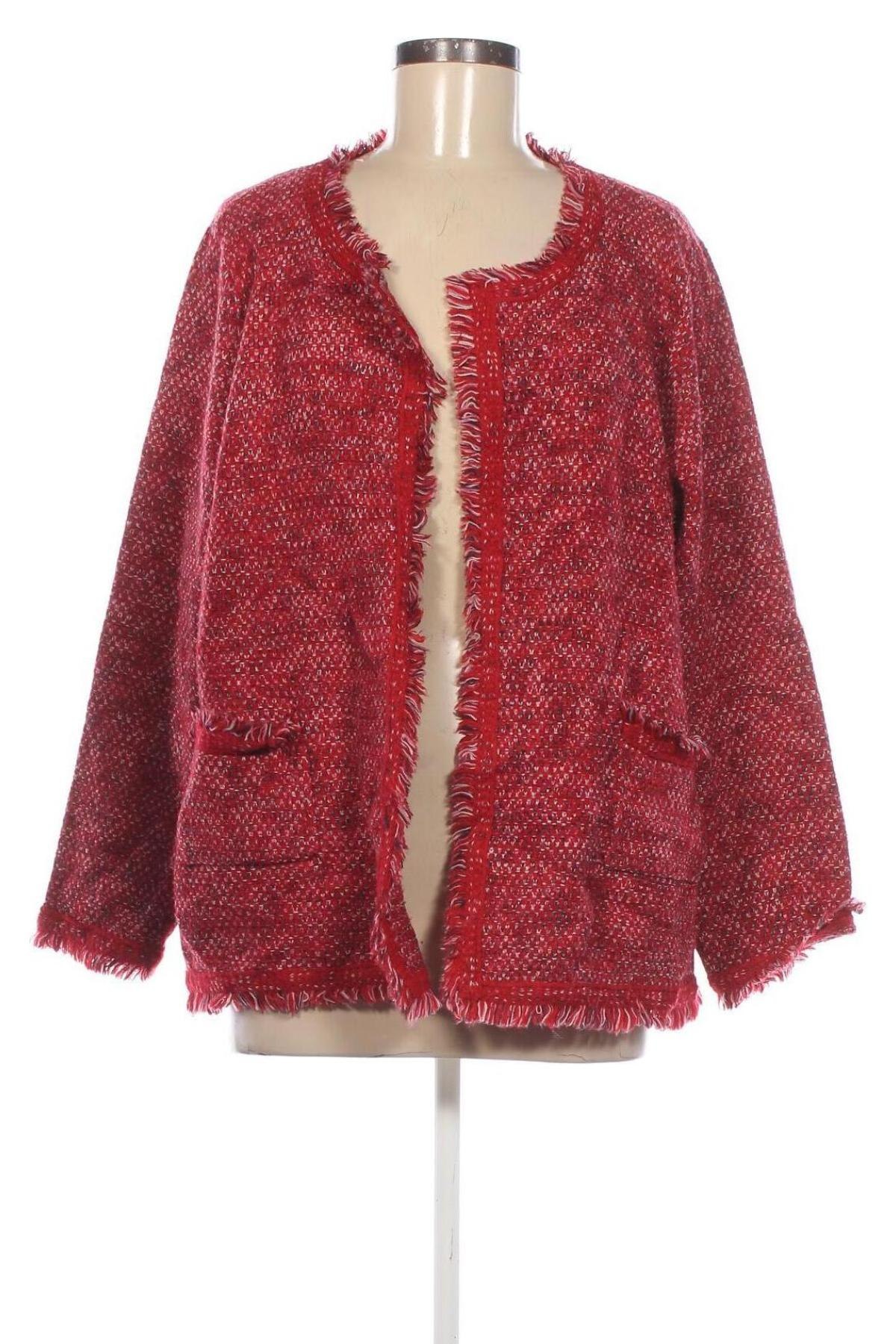 Damen Strickjacke, Größe XL, Farbe Rot, Preis 12,49 €