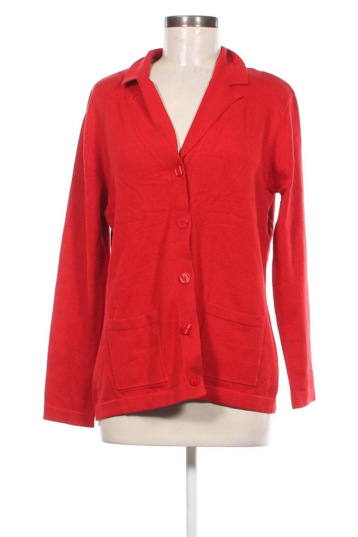 Damen Strickjacke, Größe M, Farbe Rot, Preis 5,99 €