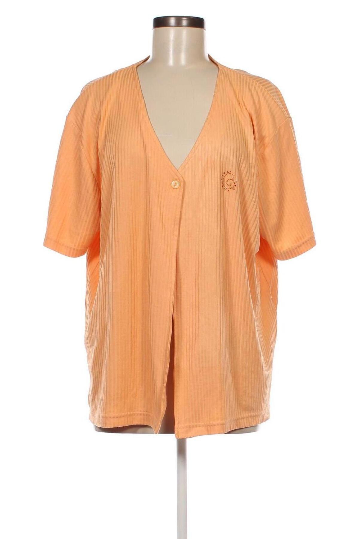 Damen Strickjacke, Größe XXL, Farbe Orange, Preis 8,99 €