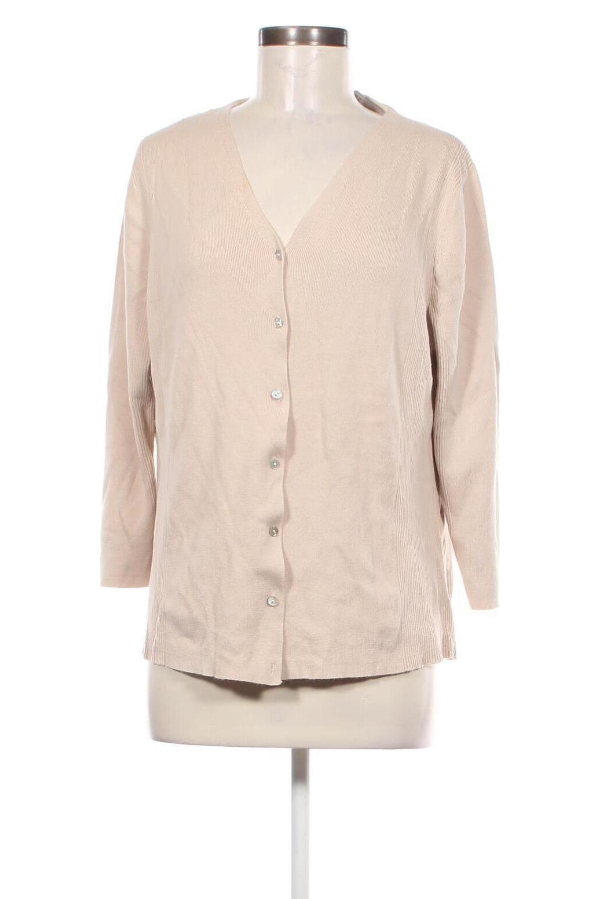 Damen Strickjacke Casual Corner, Größe XL, Farbe Beige, Preis € 11,49