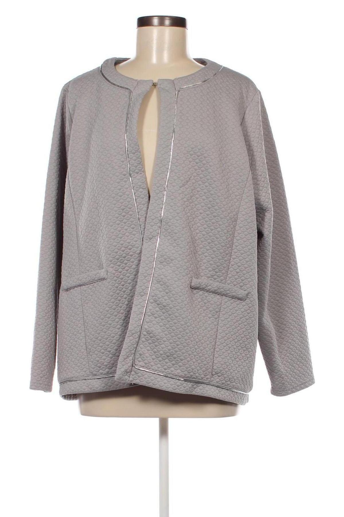 Damen Strickjacke Claire Neuville, Größe XXL, Farbe Grau, Preis € 8,49