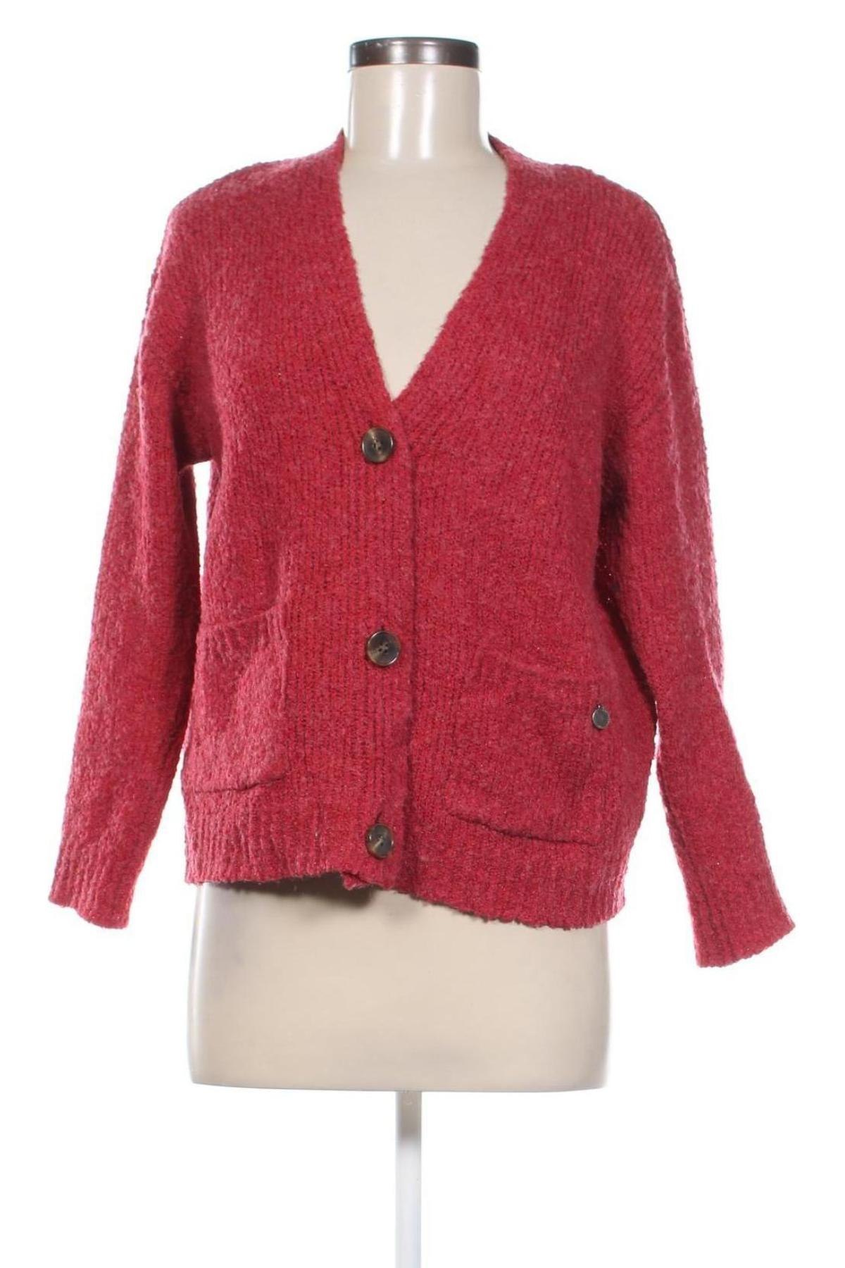 Damen Strickjacke Gina, Größe M, Farbe Rot, Preis 10,49 €