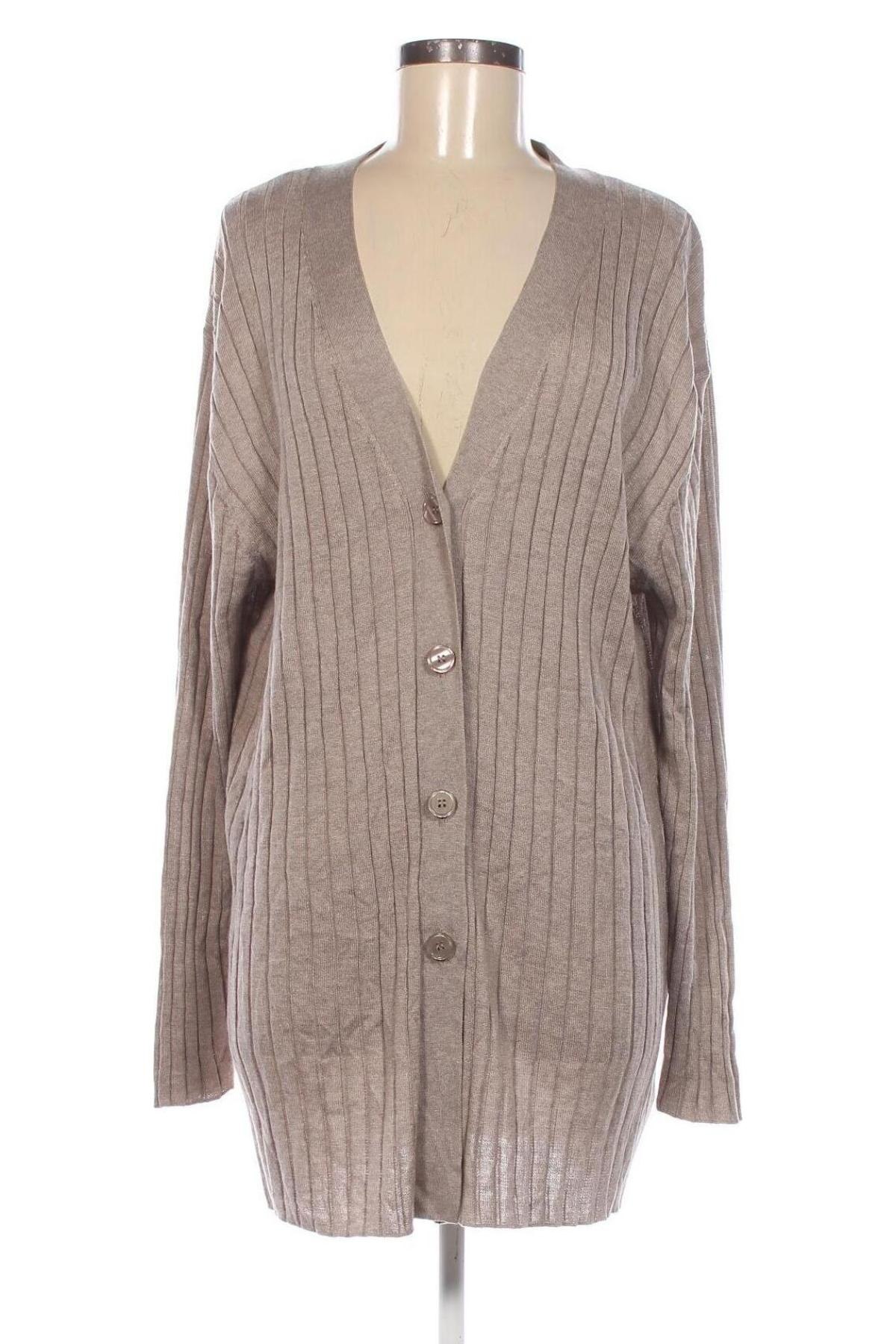 Damen Strickjacke H&M, Größe L, Farbe Beige, Preis € 20,49