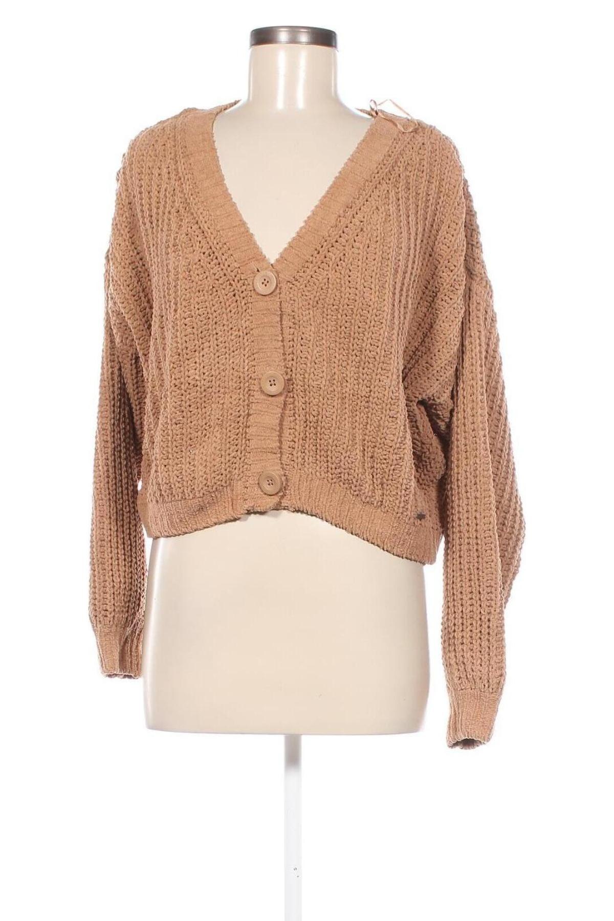 Cardigan de damă Hollister, Mărime L, Culoare Bej, Preț 33,99 Lei