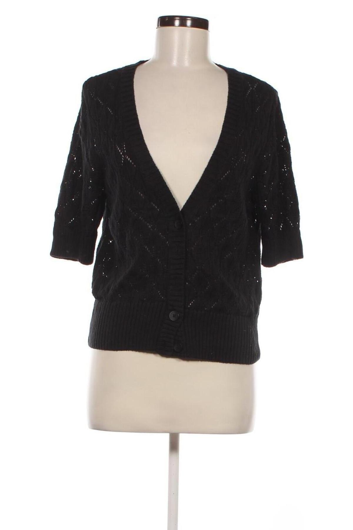 Cardigan de damă Jeanne Pierre, Mărime L, Culoare Negru, Preț 95,99 Lei