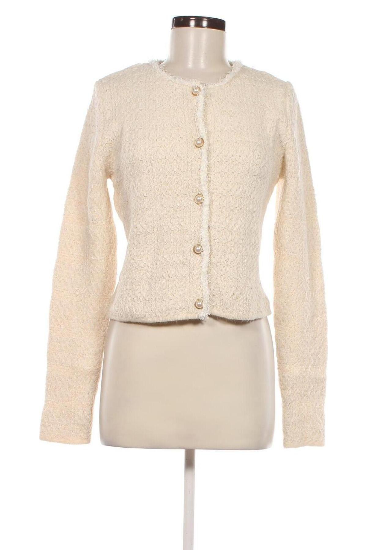 Cardigan de damă Mango, Mărime S, Culoare Ecru, Preț 187,00 Lei