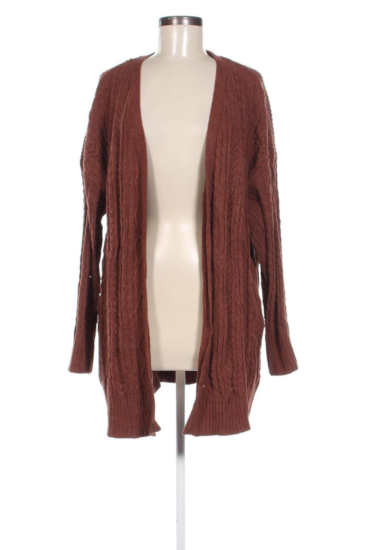 Cardigan de damă Terra & Sky, Mărime XL, Culoare Maro, Preț 28,99 Lei