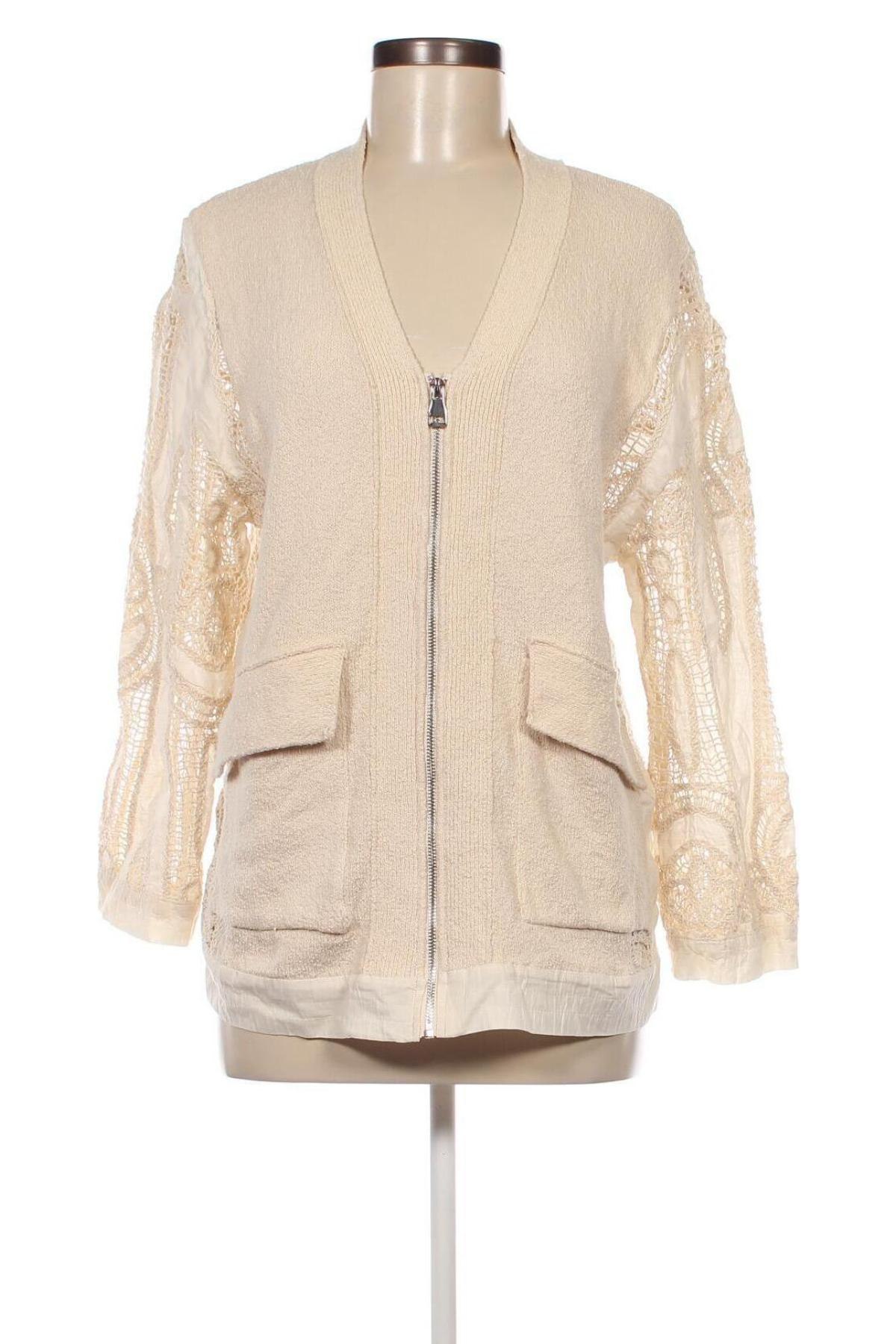 Damen Strickjacke Zara, Größe S, Farbe Beige, Preis € 37,42