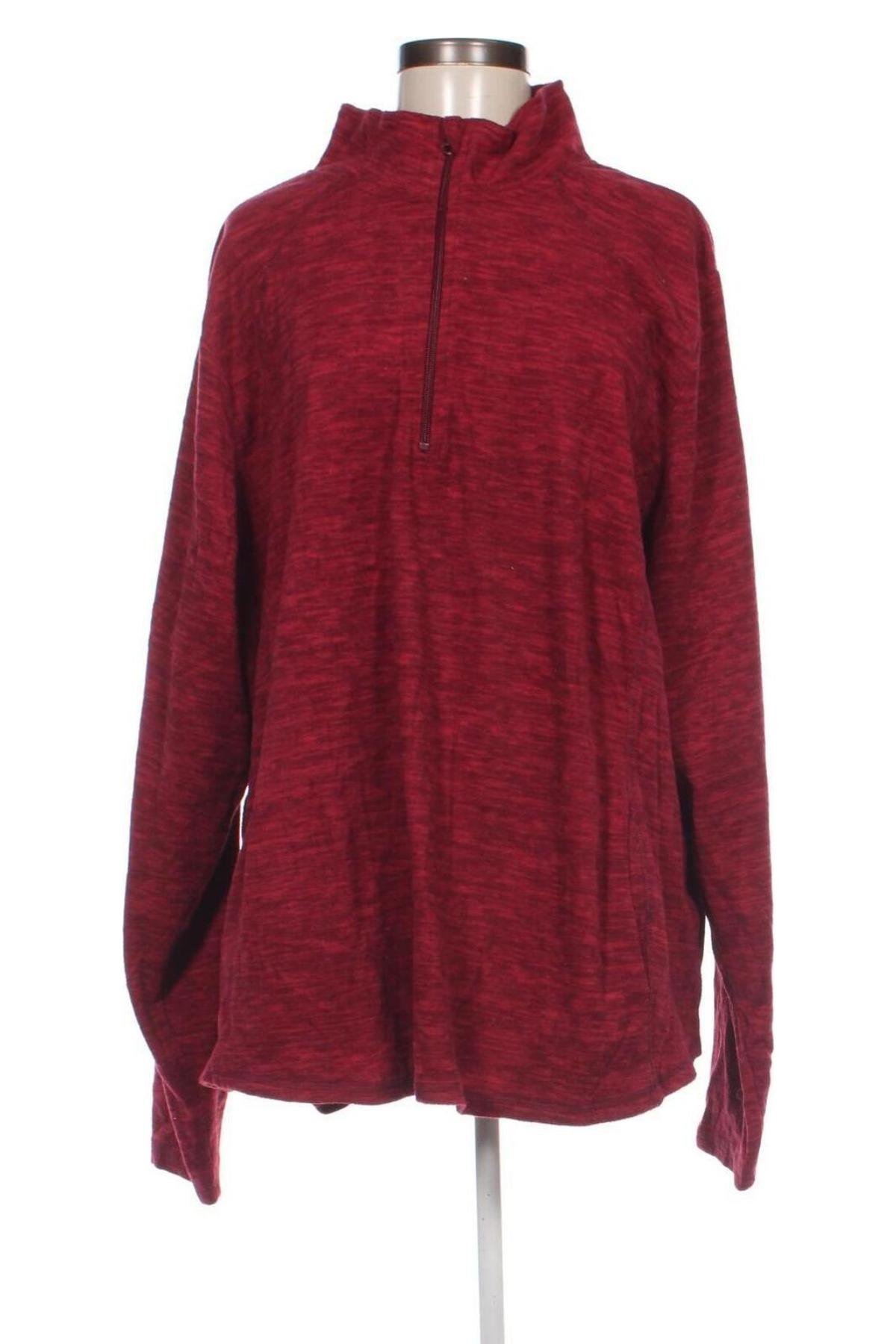 Damen Fleece Shirt St John's Bay, Größe 3XL, Farbe Rot, Preis € 16,49