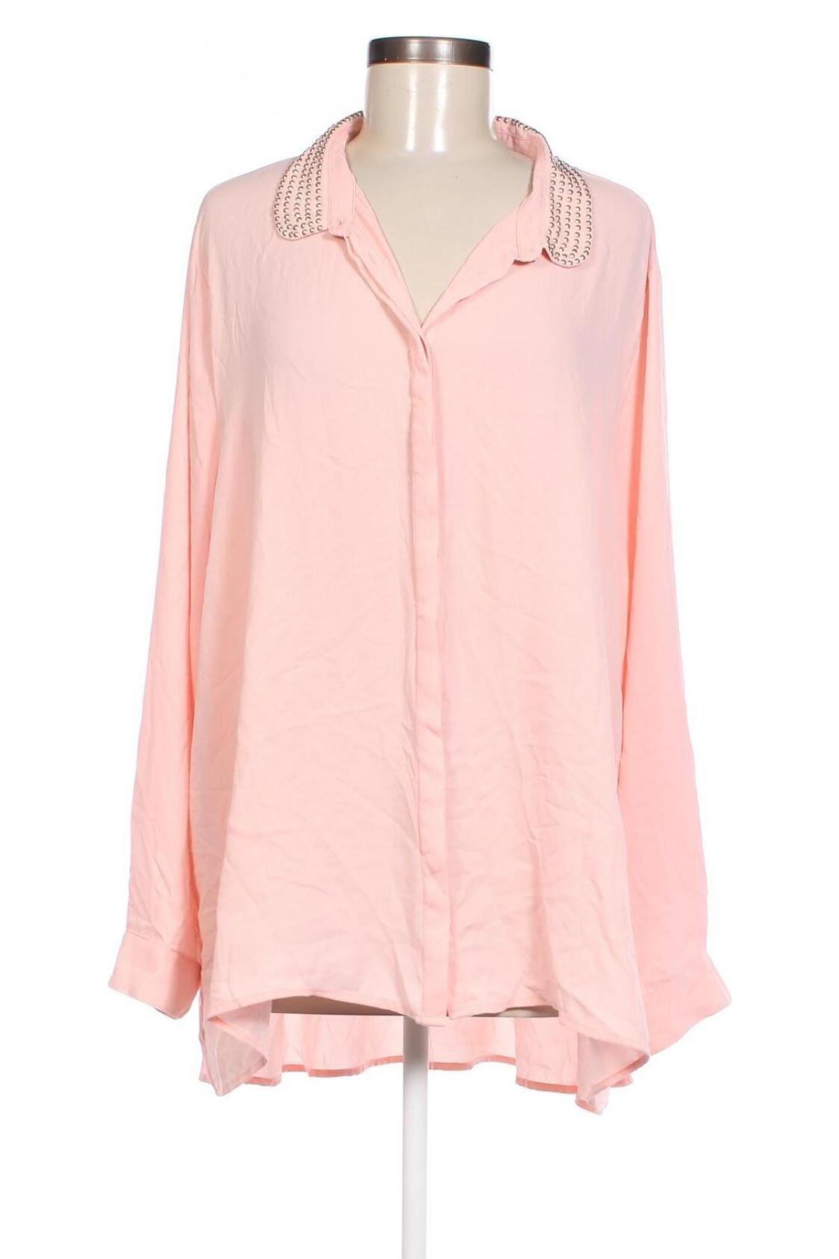 Damenbluse H&M, Größe 3XL, Farbe Rosa, Preis 17,49 €