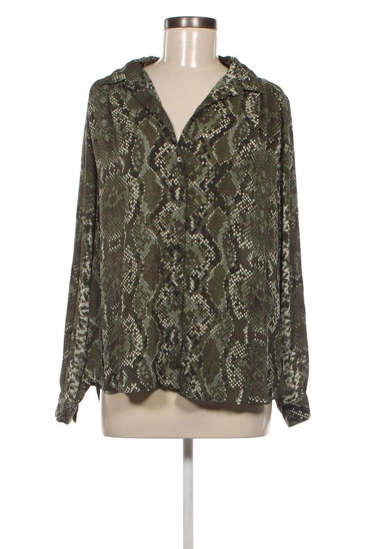 Cămașă de femei H&M, Mărime XL, Culoare Verde, Preț 41,99 Lei