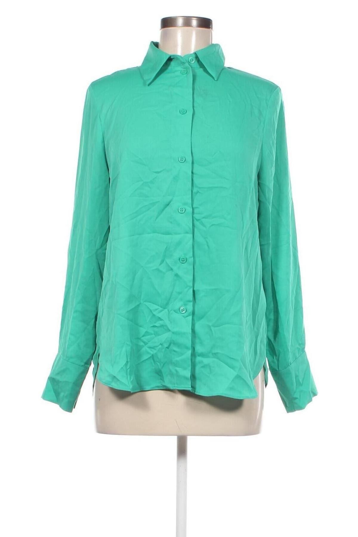 Cămașă de femei H&M, Mărime S, Culoare Verde, Preț 37,99 Lei