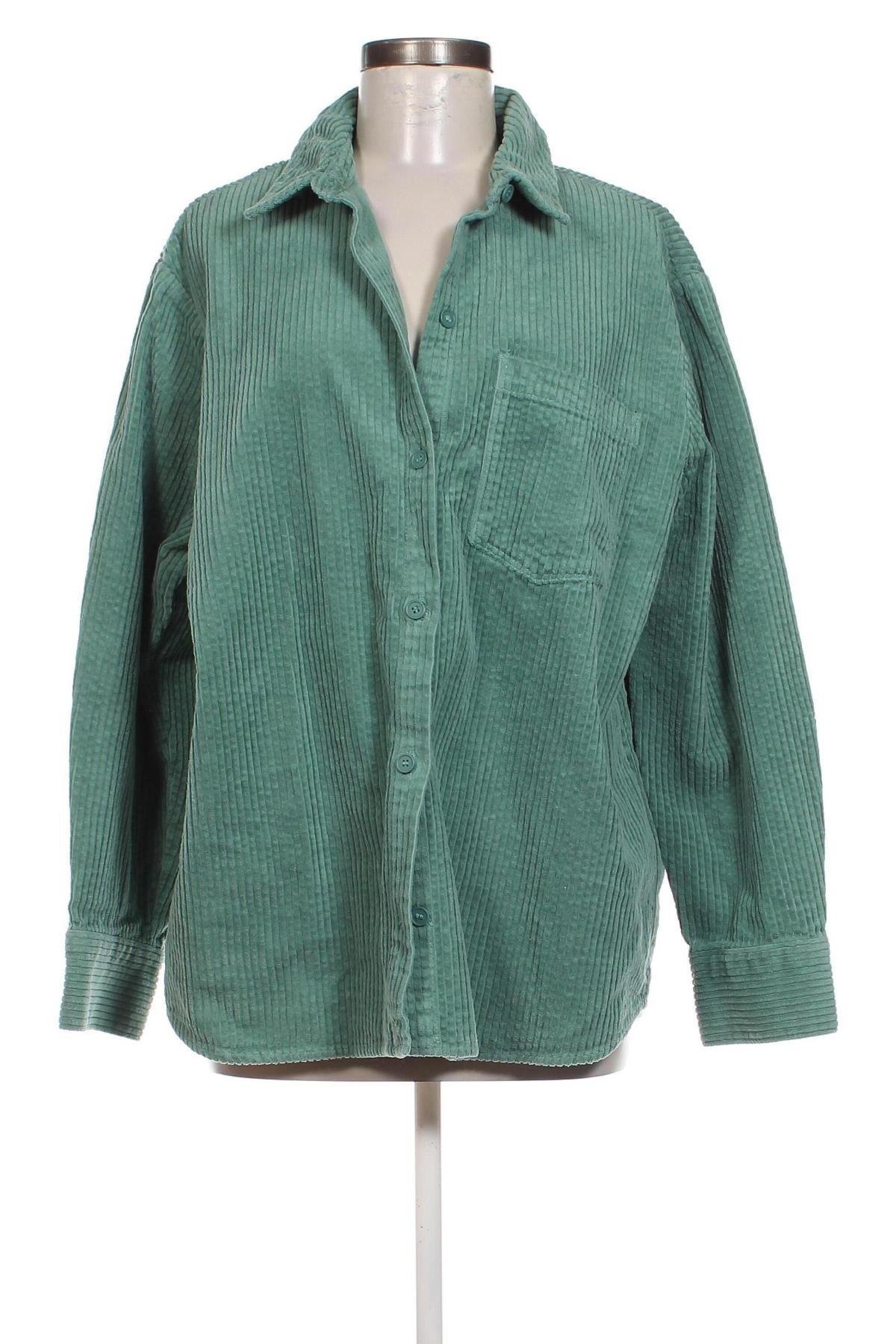 Dámska košeľa  H&M Divided, Veľkosť M, Farba Zelená, Cena  21,05 €