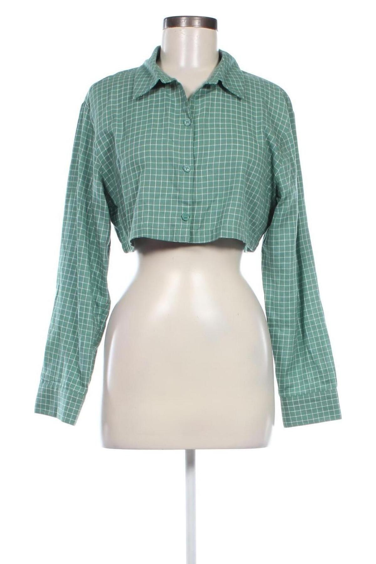 Cămașă de femei H&M Divided, Mărime S, Culoare Verde, Preț 29,99 Lei